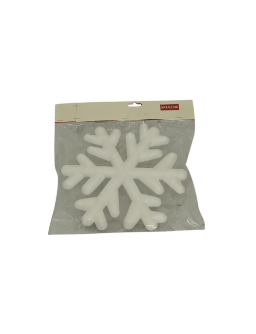 FIOCCO DI NEVE IN POLISTIROLO 25cm 1pezzo