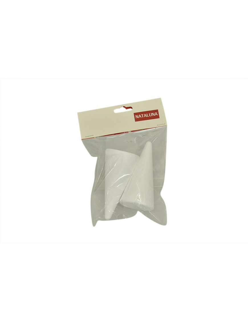 CONO X DECOUPAGE IN POLISTIROLO 11x5,5cm 2pezzi