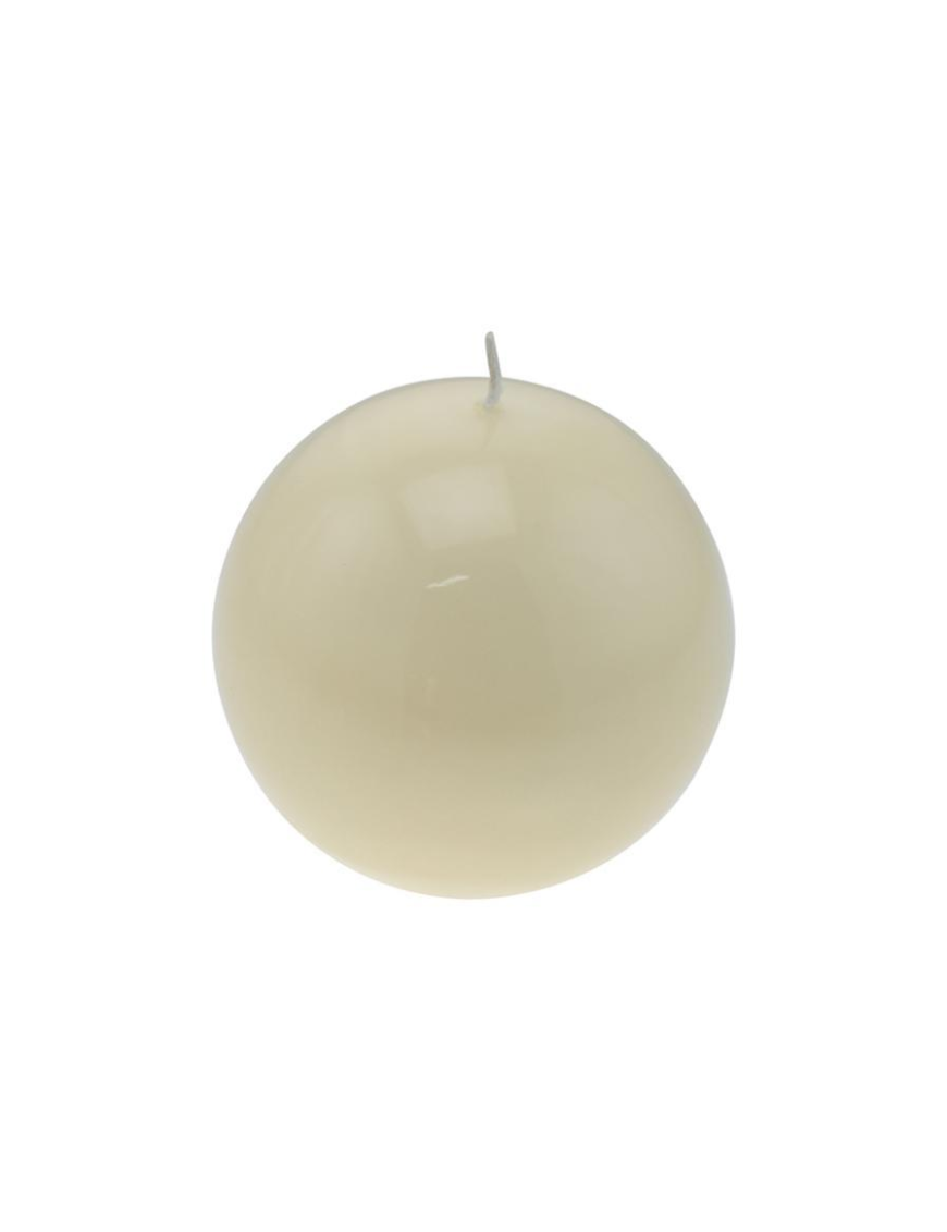 SPHERE-SHAPED CREAM CANDLE 6cm