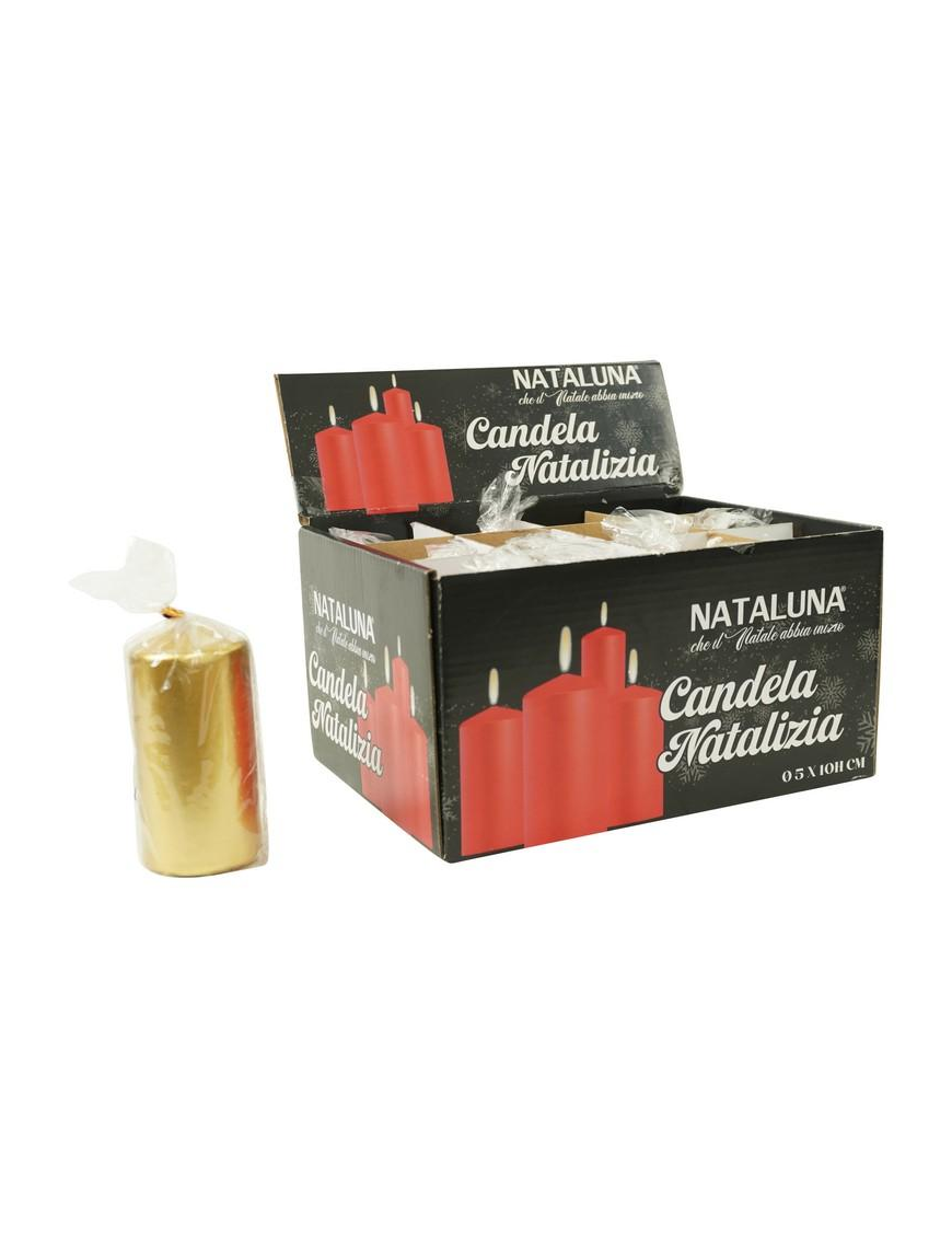 GOLD CANDLE 5x10cm