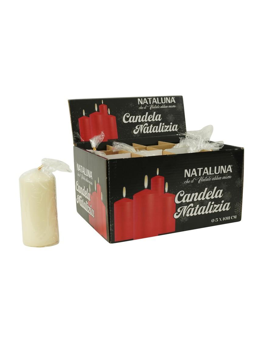 CREAM CANDLE 5x10cm