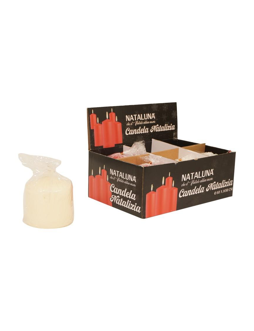 CREAM CANDLE 10x10cm