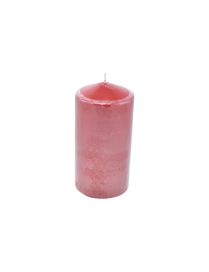 LACQUERED RED CANDLE 10x20cm