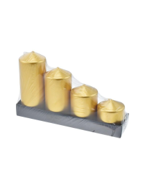 CANDELA ORO 4pezzi