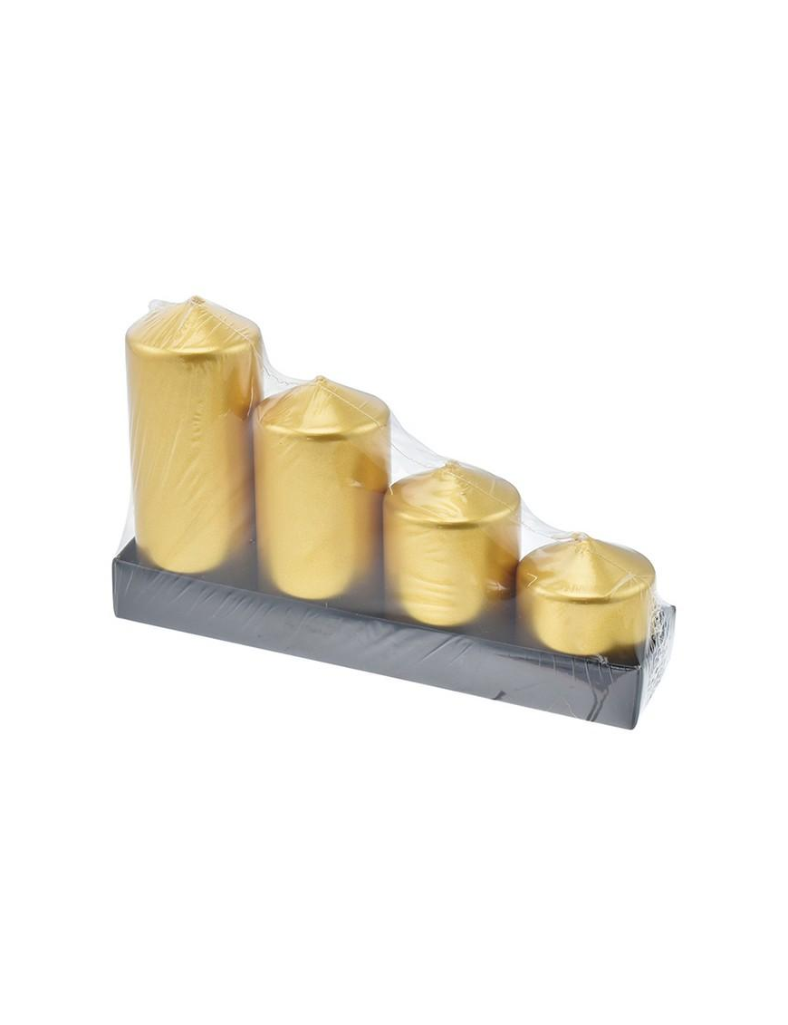 GOLD CANDLE 4 pieces