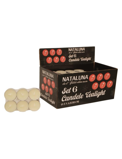 TEA-LIGHT PANNA 6pezzi