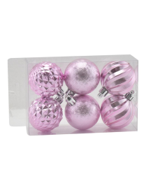 SFERE 5cm COLORE ROSA 6pezzi