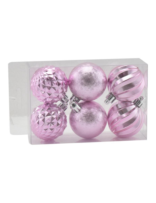 SFERE 5cm COLORE ROSA 6pezzi