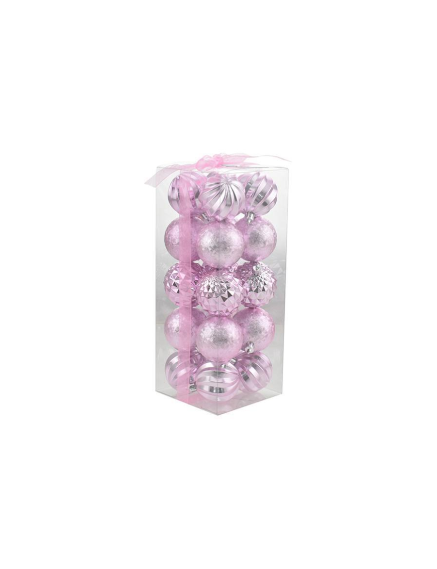 SFERE 6cm COLORE ROSA 20pezzi