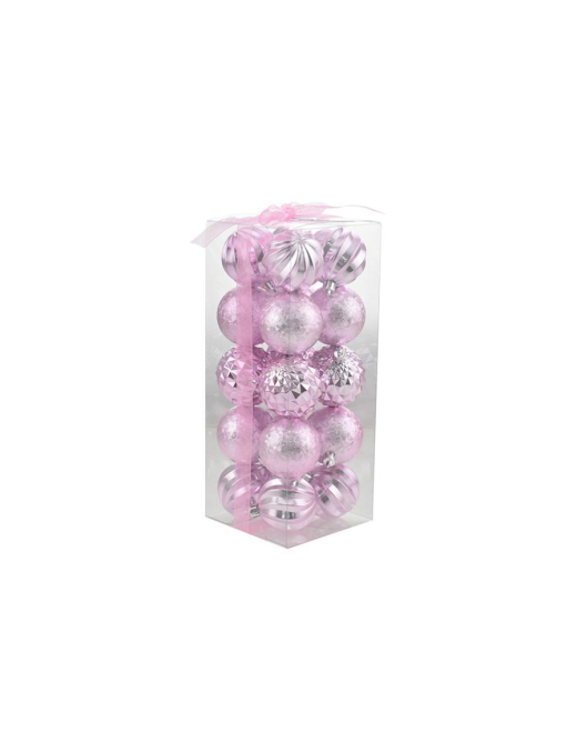SFERE 6cm COLORE ROSA 20pezzi