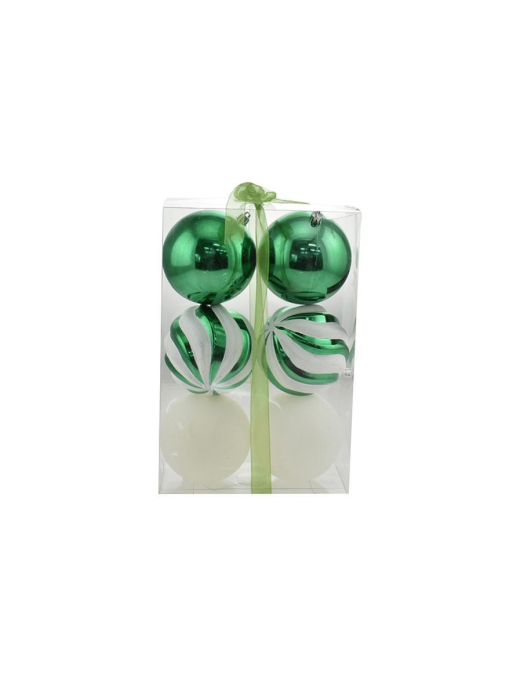 SFERE 10cm COLORE VERDE 6pezzi
