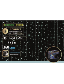 360 LED TENTS 4X1mt CONNECT FLASH LIGHT COLD WHITE