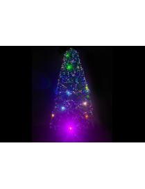 ALBERO  MULTICOLOR 150cm 40LED 165RAMI