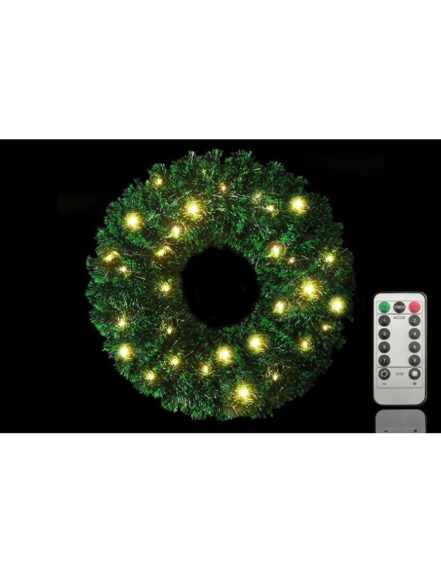 CLASSIC CORONA VERDE d.45cm CON 40 LED
