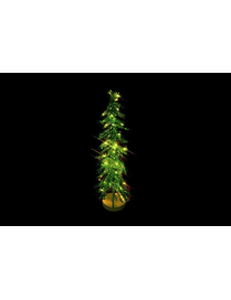 ALBERO  VERDE LUCE CALDA 50cm 60LED+TIMER