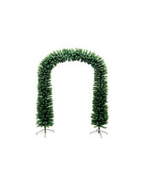 ARCO 200/240cm VERDE BASE METALLO 1166 RAMI