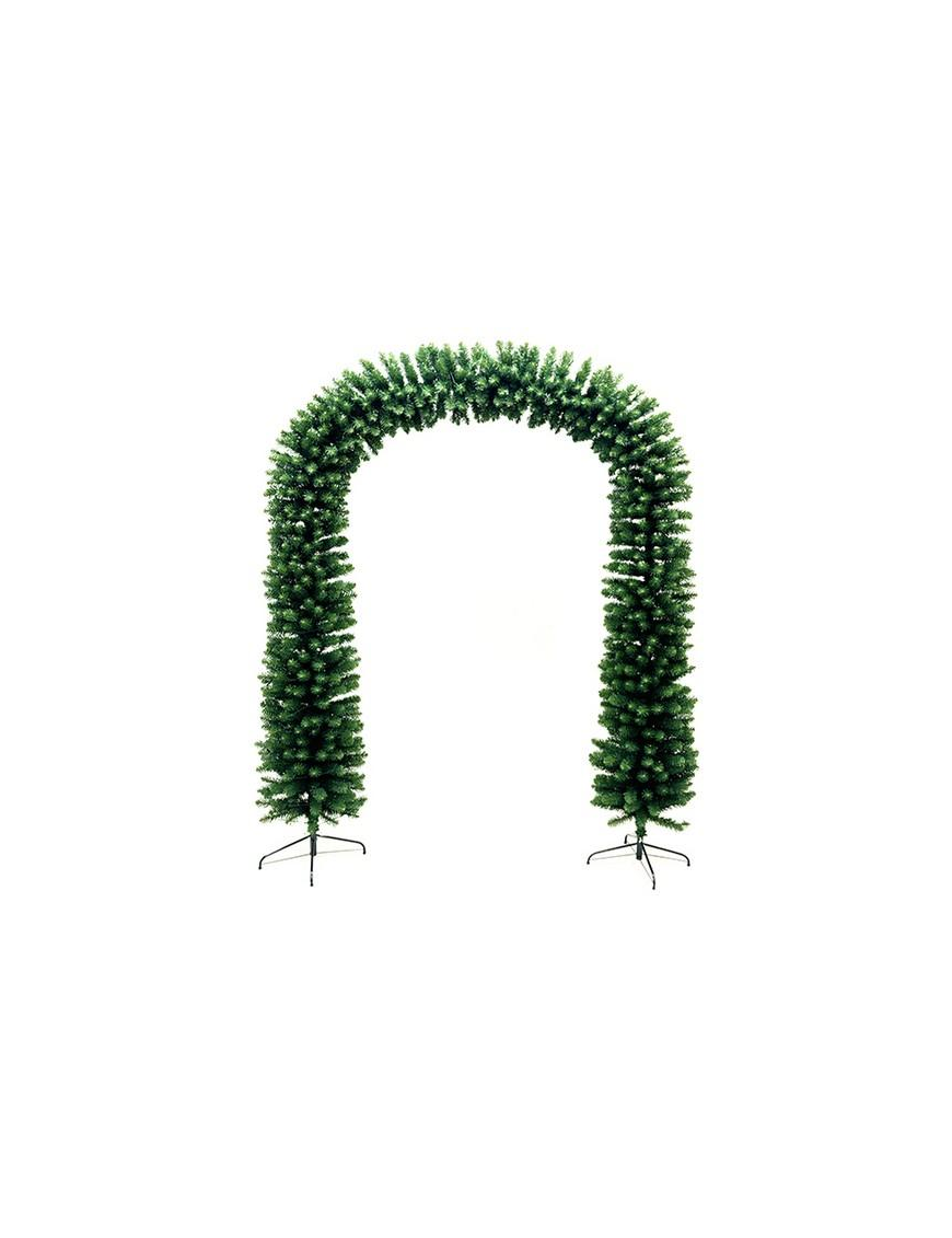 ARCH 200/240cm GREEN METAL BASE 1166 BRANCHES