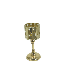 COPPER CANDLE HOLDER 11x25cm