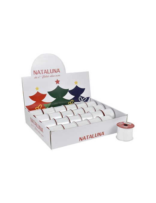 NASTRO BIANCO/ARGENTO cm6,3x2,7