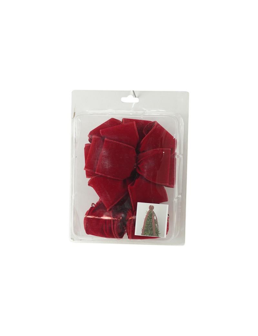 PUNTALE FIOCCO CON CASCATA ROSSO 170cm