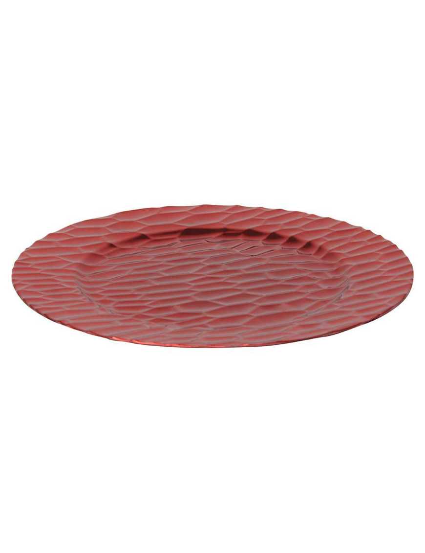 33cm RED PLATE
