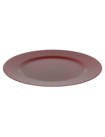 SOTTOPIATTO LISCIO 33cm ROSSO