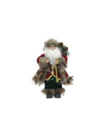 SANTA CLAUS BURGUNDY 40cm