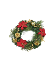 35cm ROUND DOOR STICK CHRISTMAS STAR