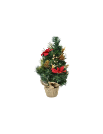 ALBERELLO CON STELLA DI NATALE 45cm