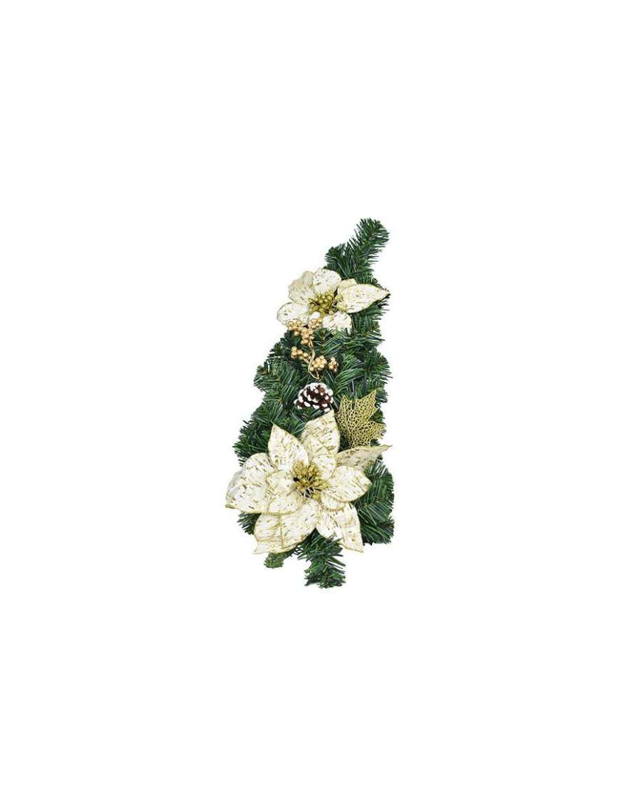 DIETROPORTA ALBERO 60cm CON STELLA DI NATALE