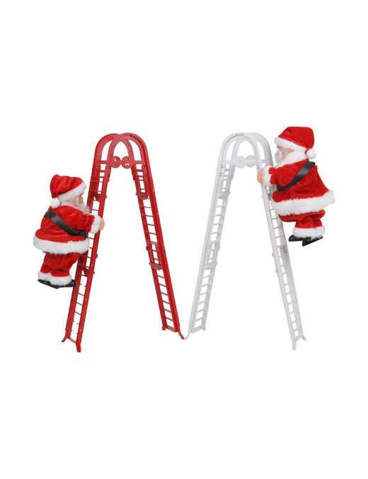 BABBO NATALE SU SCALA 85cm
