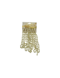CHAMPAGNE BEAD GARLAND 1x270cm