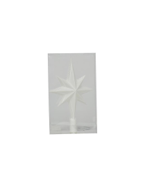 PUNTALE ALBERO  25cm BIANCO