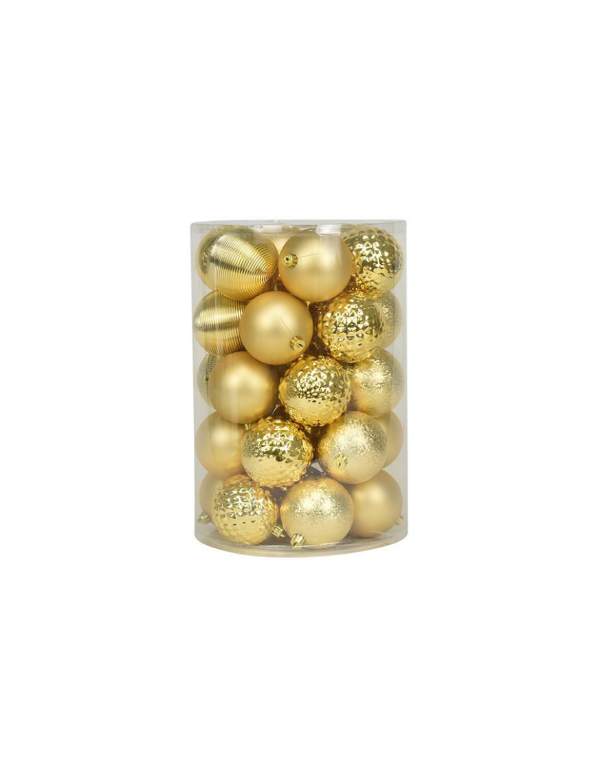 SFERE  8cm 34pezzi ORO