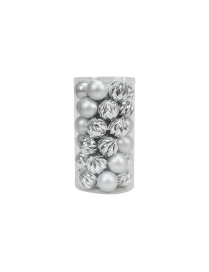 6cm SPHERES 41 pieces SILVER
