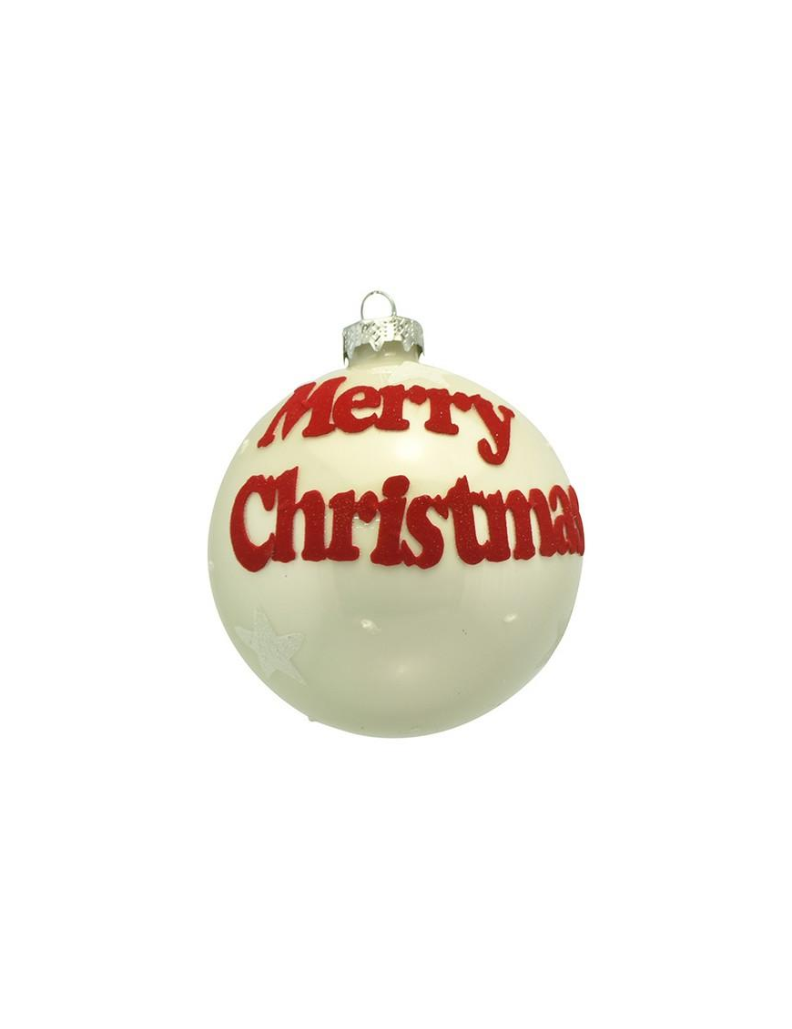8cm RED/WHITE SPHERE