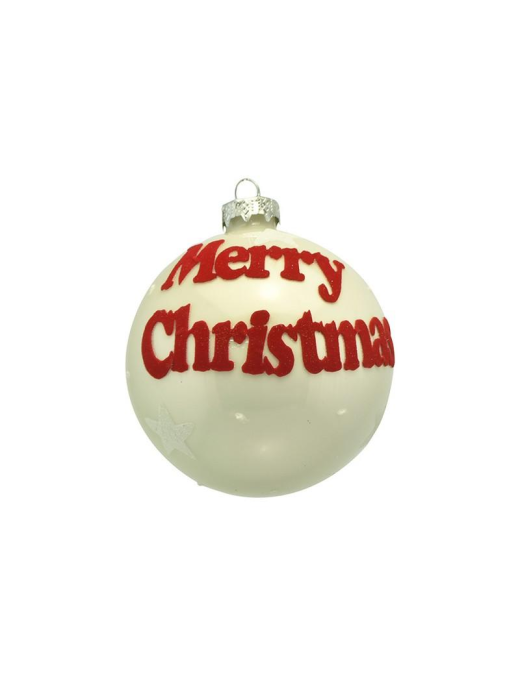 SFERA  8cm ROSSO/BIANCO