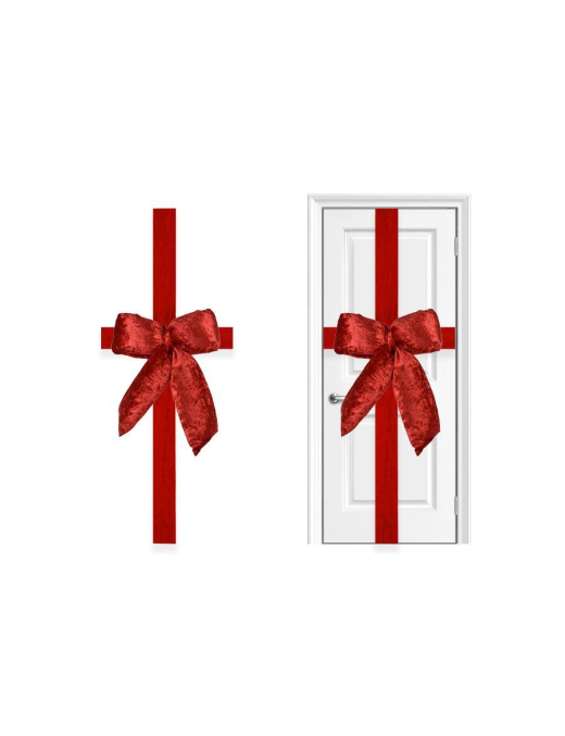 RED DOOR BOW 50x60cm