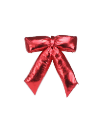 RED PADDED BOW 20x30cm