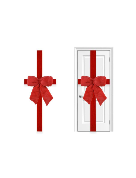 RED DOOR BOW 50x60cm