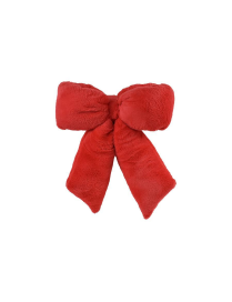 RED PADDED BOW 30x40cm