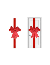 FIOCCO X PORTA 45x60cm ROSSO