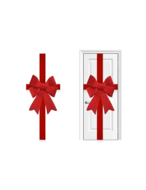 FIOCCO X PORTA 45x60cm ROSSO