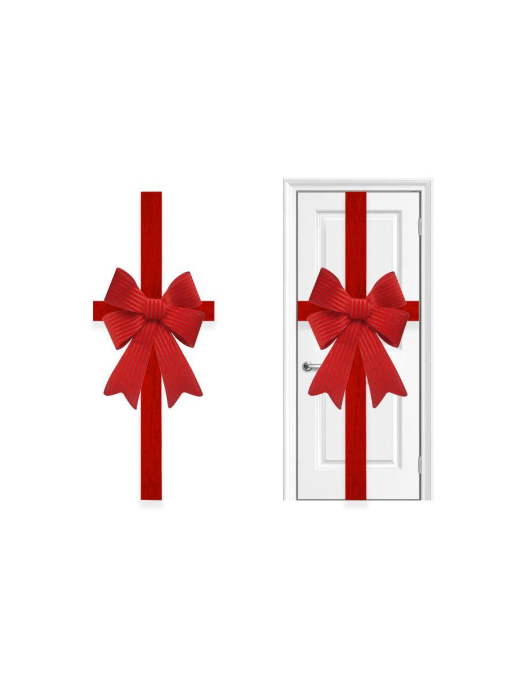 RED DOOR BOW 45x60cm