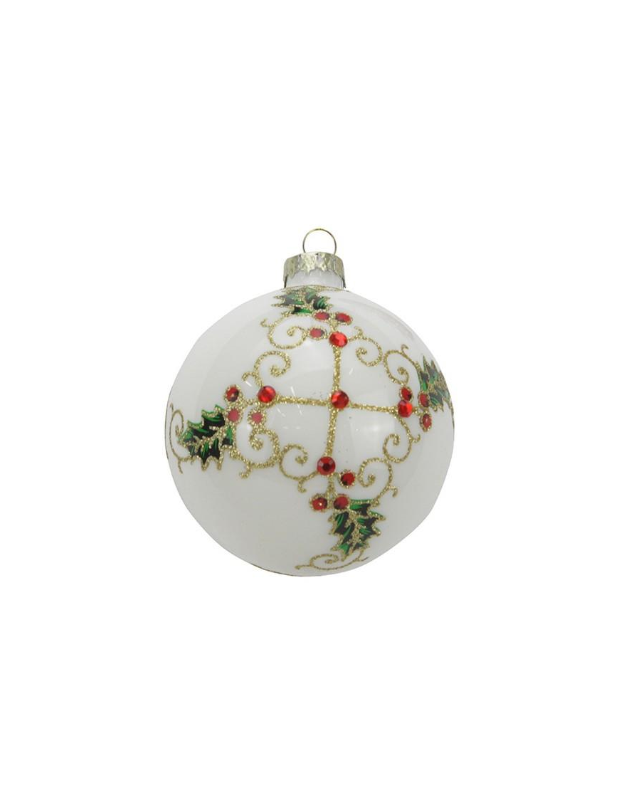 8cm DECORATED SPHERE