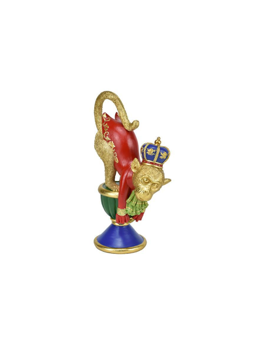 Green/Red Resin Monkey 28.5cm