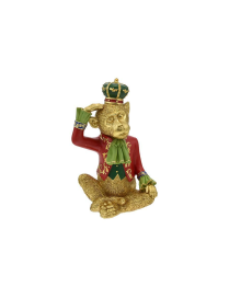 Green/Red Resin Monkey 23cm
