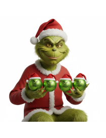 15cm Green Grinch Model Ball