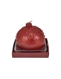CANDELA  ROSSA TONDA d.  9cm