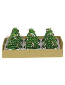 TEA-LIGHT ALBERO NATALE 6pezzi